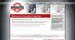 Desktop Screenshot of innovative-industries.com